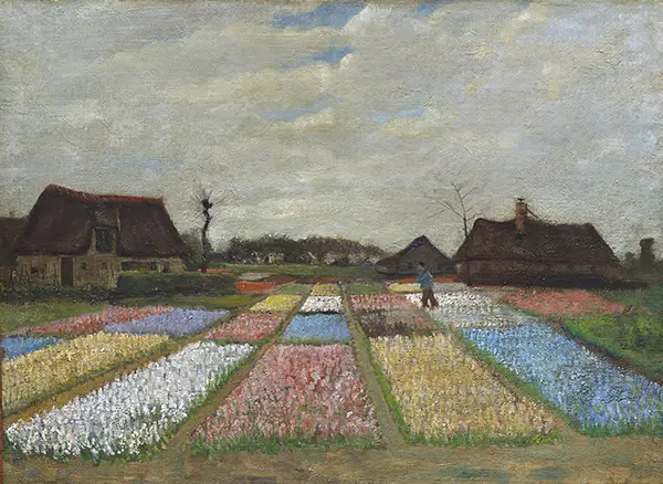 Tranh Những luống hoa ở Hà Lan, 1883, Vincent van Gogh